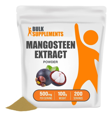 Bulk Supplements | Extracto Mangostán | 100g | 200 Servicios