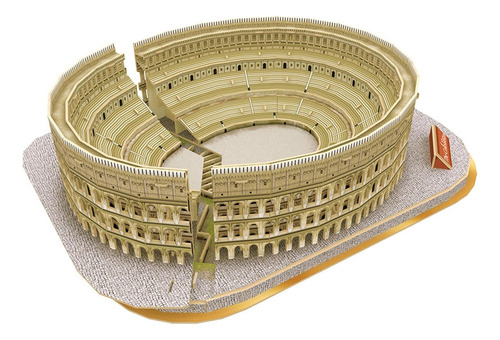 Fl El Coliseo Roma Puzzle 3d Natgeo 131 Piezas Cubicfun