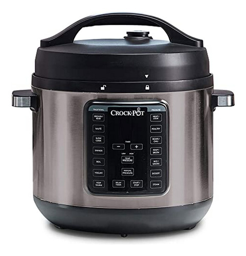 Olla De Cocción Lenta Y A Presión Crock-pot 8 Cuartos Xl Con