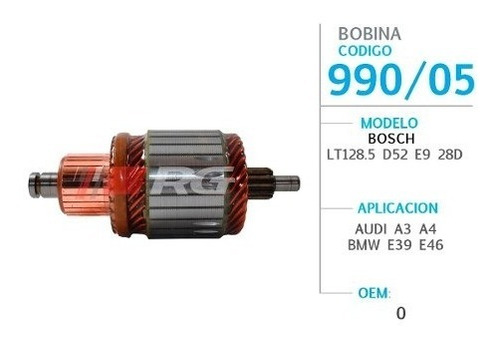 Bobina Arranque Bosch - Audi A3 - A4 / Bmw E39 - E46