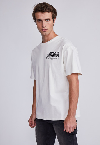 Polera Hombre Crudo Road Makers Sioux