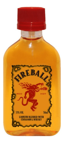 Mini Whisky Fireball Cinnamon 50 Ml