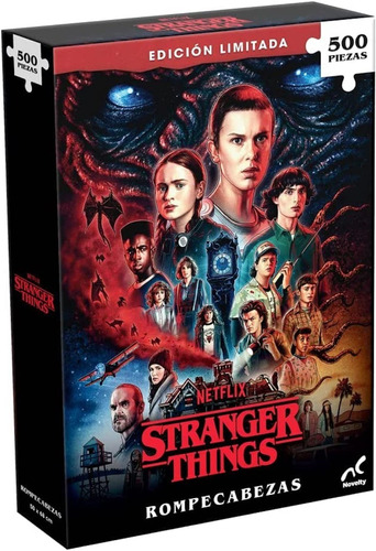 Rompecabezas Novelty Corp Stranger Things JCA-2892 de 500 piezas