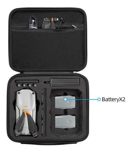 Imagen 5 de 10 de Maletin, Maleta, Estuche Rigida Para Dji Air 2s, Mavic Air 2