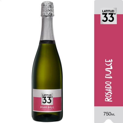 Champagne Latitud 33º Rosado Dulce 750ml Bebidas