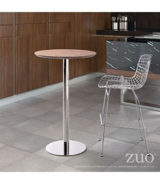 Imagen 3 de 7 de Periquera Redonda Modelo Bergen - Nogal Këssa Muebles
