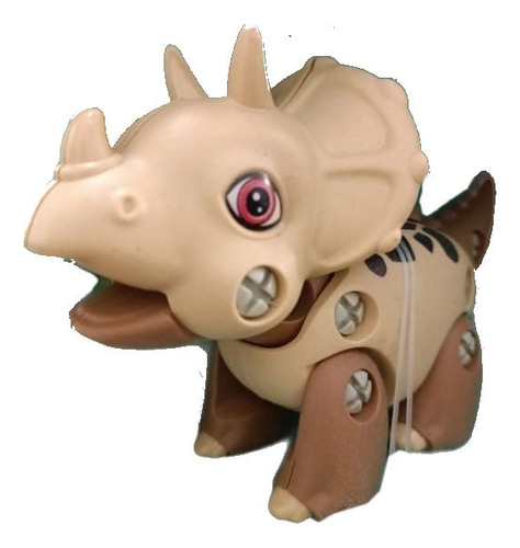 Dinosaurio Para Armar Y Desarmar Triceratops Destornillador