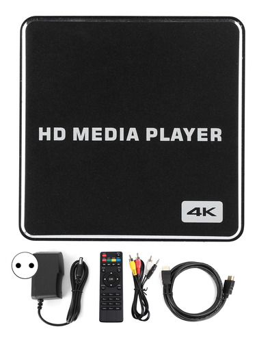 Reproductor De Alta Definición Mini Full 1080p Usb Media 4k
