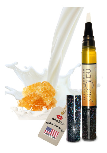 Pluma Con Aceite Para Cutículas, Sérum Fortalecedor Y De Cre