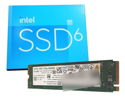 Unidad De Estado Solido Ssd Intel 512gb M.2 Nvme 2280