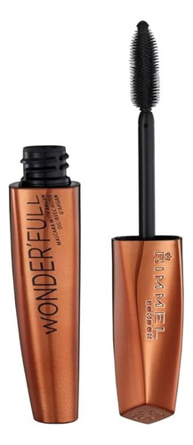 Mascara De Pestañas Wonderfull Argan Oil Rimmel London Negro