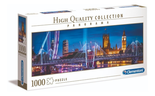 Puzzle Panorama 1000 Pzs Londres Inglaterra Clementoni 39485