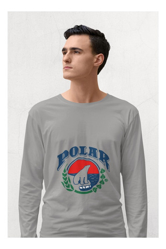 Polera Larga Venezolana Polar Malta Algodon Estampado