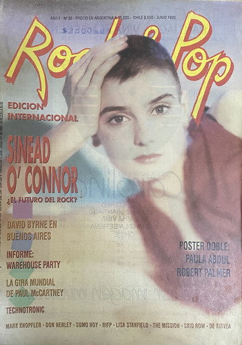 Rock Pop, Revista Nº 50 Sinead Oconnor Sumo David Byrne  Ej2