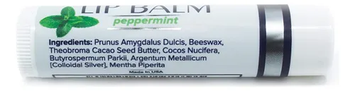 Bálsamo Labial De Menta Coloidal Plata (1)