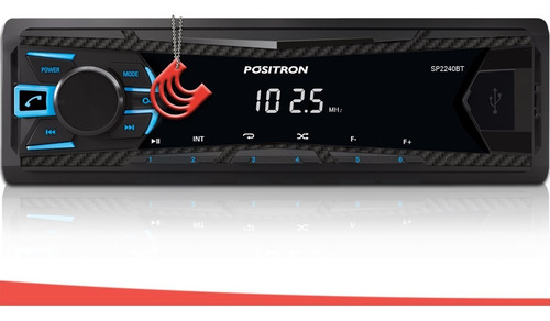 Imagem 2 de 4 de Auto Radio Automotivo Positron Sp2230bt Fm Usb Bluetooth