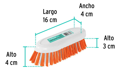 2 Cepillos De Plastico Multiusos Cerdas Manual P Lavar
