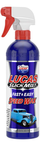 Lucas Oil 10160 Slick Mist Speed - Cera, 24 Oz, Azul