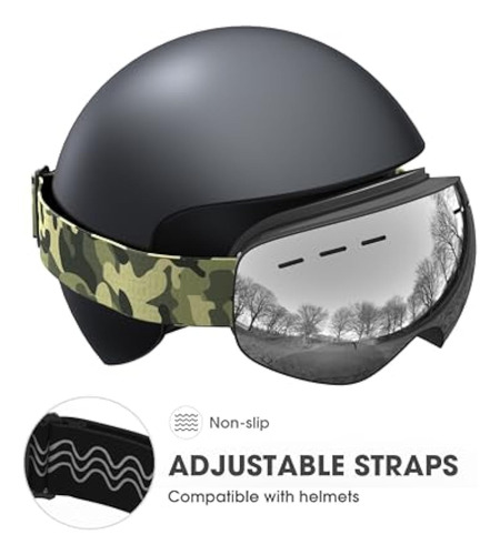 Gafas De Esquí Acure, Otg, Sobre Gafas Para Nieve