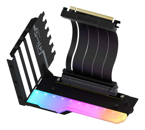 Soporte Vertical Para Tarjeta Gráfica, Negro Con Luz