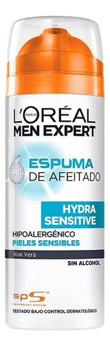 Espuma Para Afeitar L'oréal Paris Men Expert Hydra Sensitive 200ml