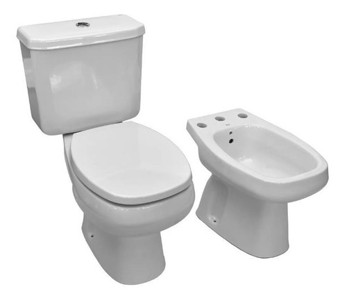 Combo Roca Monaco Baño Inodoro Mochila Bidet