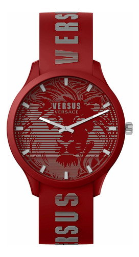 Vsp1o1421 - Reloj De Pulsera Para Hombre, Color Rojo, 44 Mm