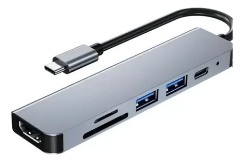 Adaptador multifuncional USB portátil 7 en 1