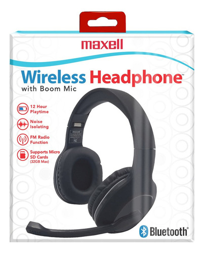 Audifonos Inalámbricos De Diadema Marca Maxell Bluetooth 5.0