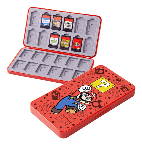 Estuche Para 24 Tarjetas De Juego Nintendo Switch/lite/oled