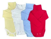 Comprar Pañalero Cuello Ruso Bebé 4 Piezas Algodón