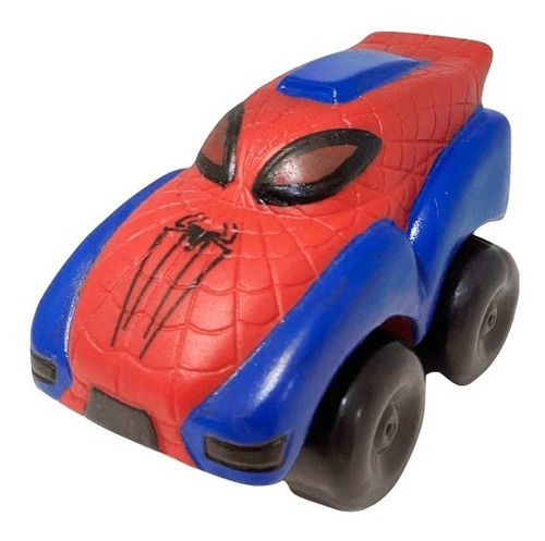 Spiderman Auto De Goma Plastisol