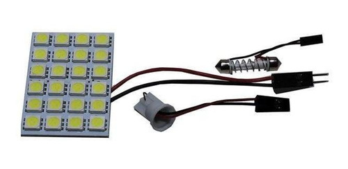 Imagem 1 de 1 de Lâmpada Led Placa 43mmx29mm 12v 24smd5050 Branca