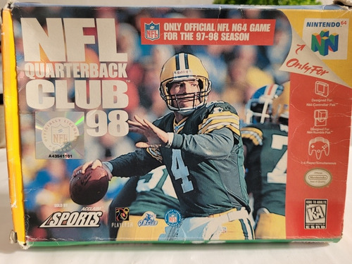 Nfl Quarterback Club 98 Nintendo 64 En Caja Local Mg