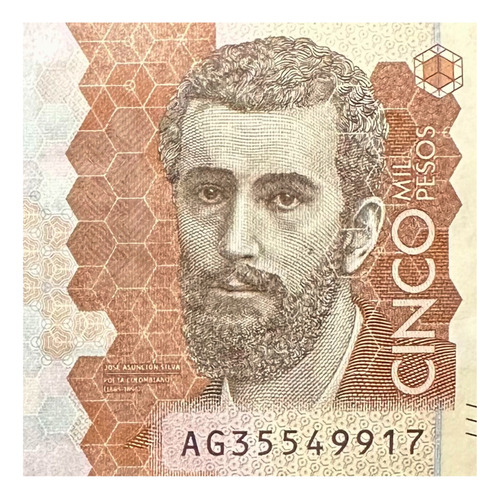 Colombia - 5000 Pesos - Año 2018 - P #459 - Jose Silva