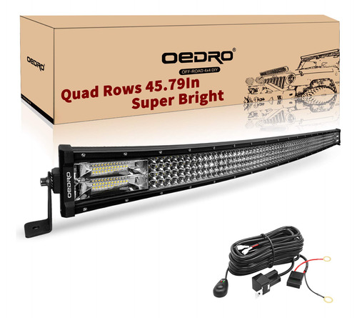 Oedro Barra Luz Led 42  1128 W Cuatro Fila Trabajo Combinada