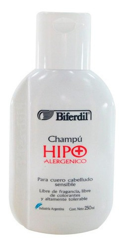 Shampoo Biferdil Ph Neutro Hipoalergenico Pelo Debil 250 Ml