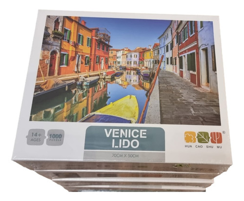Rompecabezas 1000 Piezas Foto Venecia Italia Paseo Gondola