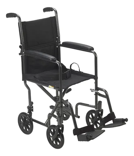Drive Medical Tr39e-sv Silver Silla Ruedas Transporte 113 Kg