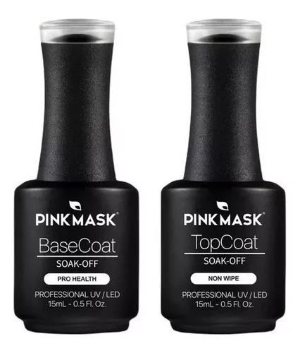 Pack X 2 Top Y Base Coat Pink Mask
