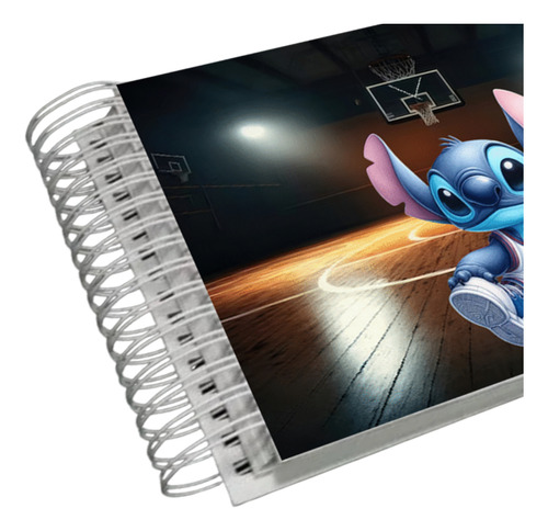 Caderno De Desenho Lilo & Stitch 48 Fls Escolar Cor Preto