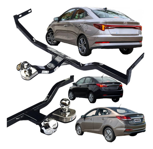 Engate Reboque Fixo Hb20 Sedan 2022 2023 2024 Tração 500kg