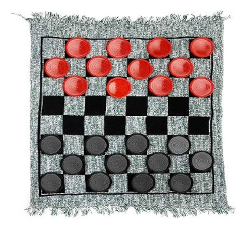 Gana Sports 3 En 1 Giant Checkers, Mega Tic Tac Toe, Juegos 