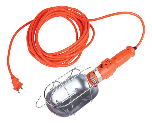Extensión Con Lámpara De Taller 15m 16awg 9720115 Argos Naranja