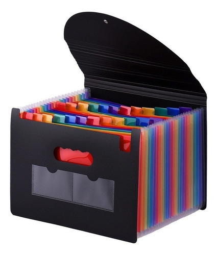 Expandable 24-pocket File Folder