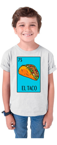 Ropa Infantil De Cartas De Loteria Mexicana El Taco