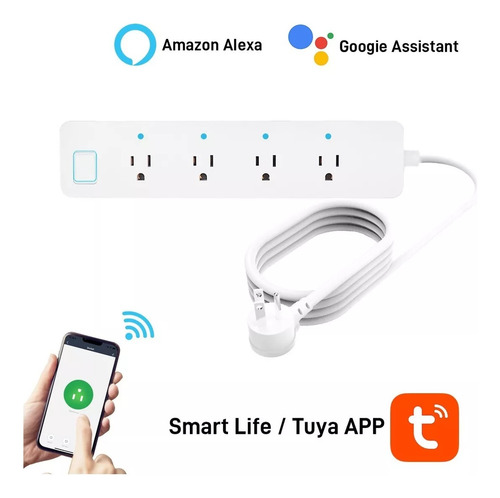 Enchufe Inteligente Tablero De Energía Wifi Tuya App Control