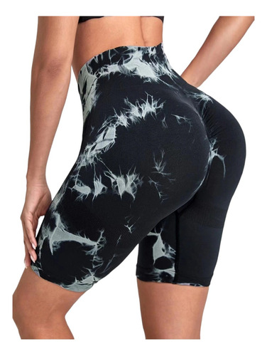 Calza Biker Ciclista Frunce Cola Batik Seamless Importada