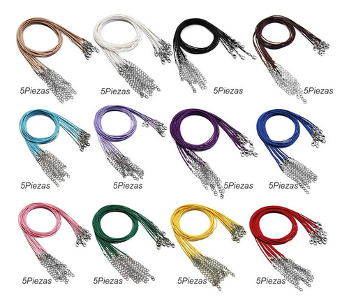 60 Cordon De Hilo Encerado Para Hacer Collares Y Joyas Diy