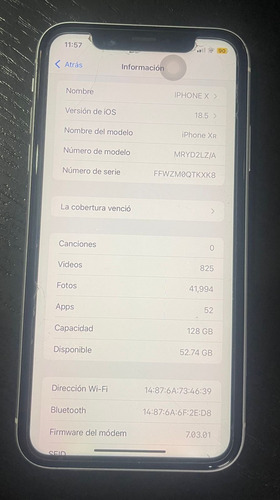 Apple Iphone Xr 128 Gb - Blanco En Excelente Estado 128 Gb Blanco (Usado)